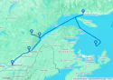 Exploration along Saint Lawrence