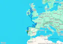 Lisbon to Belfast