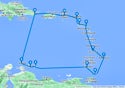12-DAY CARIBBEAN ROUND-TRIP PUNTA CANA: CURACAO, ARUBA & BARBADOS