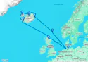 Hamburg,Lerwick,Seydisfjordur,Akureyri,Isafjordur,Reykjavik,Invergordon,Hamburg