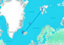 Longyearbyen to Reykjavik