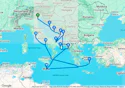 Fusina to Civitavecchia