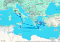 Civitavecchia to Athens