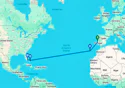 Lisbon to Miami, Florida