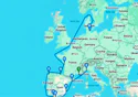 Marseille,Genoa,Barcelona,Alicante,Gibraltar,Cadiz,La Coruna,Bilbao,La Rochelle,Kiel