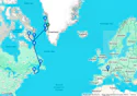 Cruise from Greenland to Canada: Viking Sagas under the Northern Lights