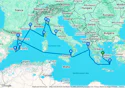 Western Mediterranean with Greece & Italy - U717A