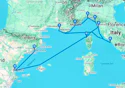 Italy, France And Spain Cruise - V614