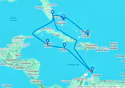 Southern/Eastern Caribbean Adventurer with Celebration Key - G646A