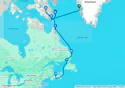 Nuuk to Halifax
