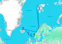 Faroe Islands, Iceland, Spitsbergen – Island Hopping in and around the Arctic (Northbound)