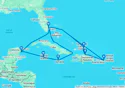 Eastern/Western Caribbean Adventurer Holiday - Y736A