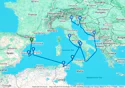An Extended Journey Through Adriatic Legends and Southern Mediterranean Shores