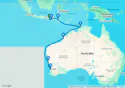 Benoa to Fremantle