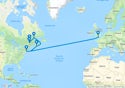 Transatlantic Crossing and Canada Cruise - M625A