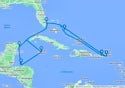 Eastern/Western Caribbean Adventurer Cruise - U544A