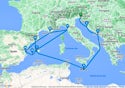 Adriatic and Western Mediterranean Cruise - V611D