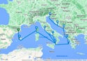 Adriatic and Western Mediterranean Cruise - V610D