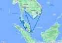 Malaysia, Thailand & Vietnam Cruise - M602