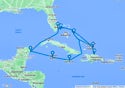 14-DAY WESTERN & EASTERN CARIBBEAN: BAHAMAS - D619A