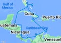 Miami,Nassau,Miami,Ocho Rios,Oranjestad,Cartagena,Colon,Puerto Limon,Isla de Roatan,Miami