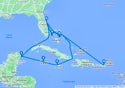 Port Canaveral,Cozumel,George Town,Montego Bay,Nassau,Port Canaveral,Ocean Cay,San Juan,Nassau,Port