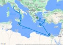 Mediterranean Cruise: Greece, Egypt & Italy