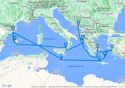 14-DAY GREECE, SICILY, SPAIN & MALTA COLLECTORS' VOYAGE-O638A