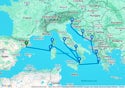 Adriatic and Western Mediterranean Cruise - V612D