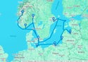 Germany, Norway, Denmark, Poland, Lithuania, Latvia, Sweden
