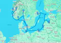 Germany, Norway, Denmark, Poland, Lithuania, Latvia, Sweden