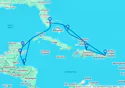 Eastern/Western Caribbean Adventurer Cruise - U644A