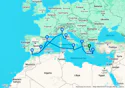 Mediterranean with Total Solar Eclipse - U630A