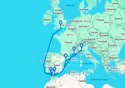 Spain, Italy and Morocco - V712N