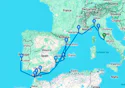 14-DAY ITALY, FRENCH RIVIERA & SPAIN COLLECTORS' VOYAGE-O645A