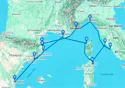 14-DAY ITALY, MONACO, FRANCE & SPAIN - 8768A