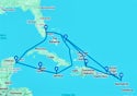 Eastern/Western Caribbean Adventurer Cruise - Y806A
