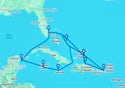 Eastern/Western Caribbean Adventurer Cruise - Y802A