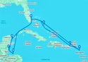 Eastern/Western Caribbean Adventurer Cruise - G615A