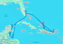 Eastern/Western Caribbean Adventurer Cruise - U701A