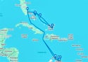 Southern/Eastern Caribbean Adventurer Cruise - G702A