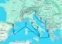 Adriatic and Western Mediterranean Cruise - V610D
