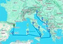 Italy, Spain and Adriatic Cruise - V616D