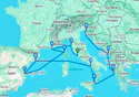 Adriatic and Western Mediterranean Cruise - V614D