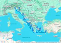 An Extended Journey of Changing Shores: From Lefkada to Venice