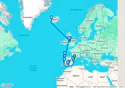 Iceland, British Isles & Iberia