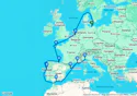 Germany, Netherlands, France, Spain, Portugal, Italy
