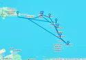 La Romana,Catalina Island,Virgin Gorda,Philipsburg,Fort de France,St John s,La Romana,Catalina