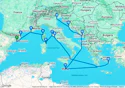 14-DAY SPAIN, FRANCE, ITALY, CROATIA & MALTA - 8771A