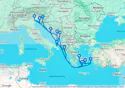 An Extended Journey of Marble Cities & Sapphire Seas